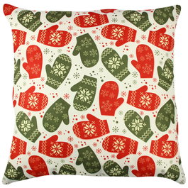 Aberto Design Cojín Multicolor 43 x 43 cm con Relleno de Silicona